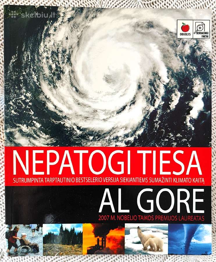 Parduodama AL Gore Nepatogi tiesa knyga