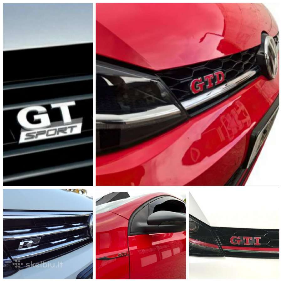 Volkswagen Dsg pavaru svirtys , emblemos ,LED - nuotraukos Nr. 19