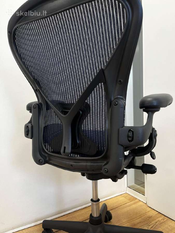Refurbished Herman Miller Aeron Posturefit mėlyn - nuotraukos Nr. 2