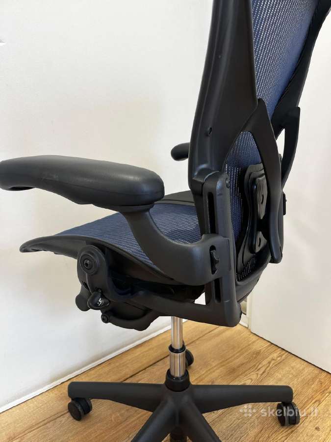 Refurbished Herman Miller Aeron Posturefit mėlyn - nuotraukos Nr. 4