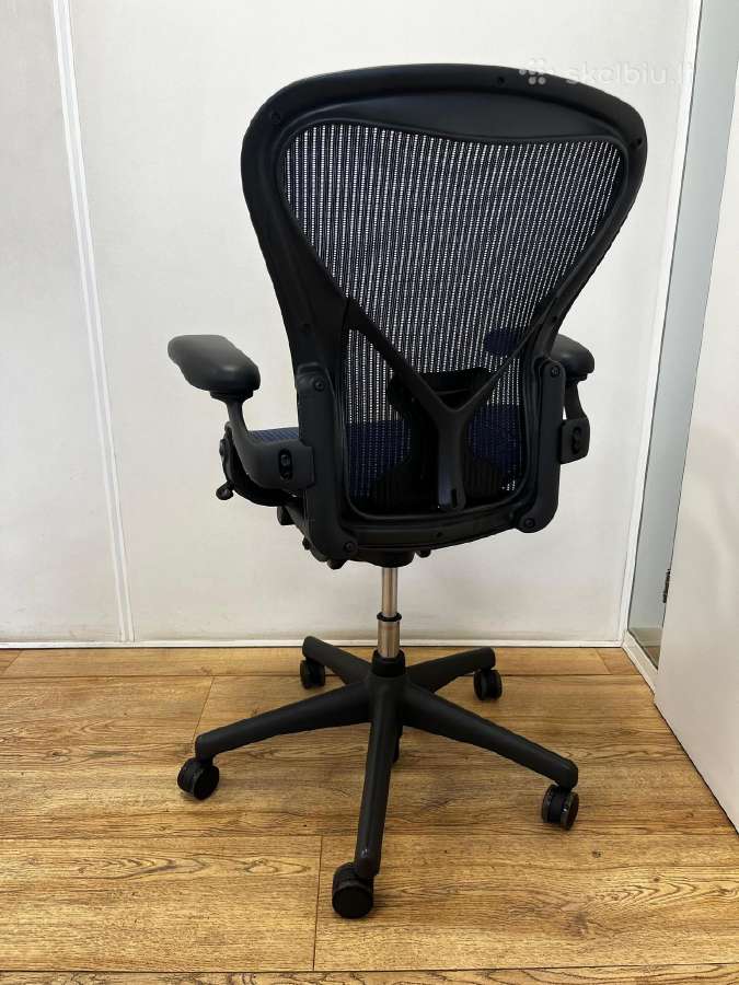 Refurbished Herman Miller Aeron Posturefit mėlyn - nuotraukos Nr. 5