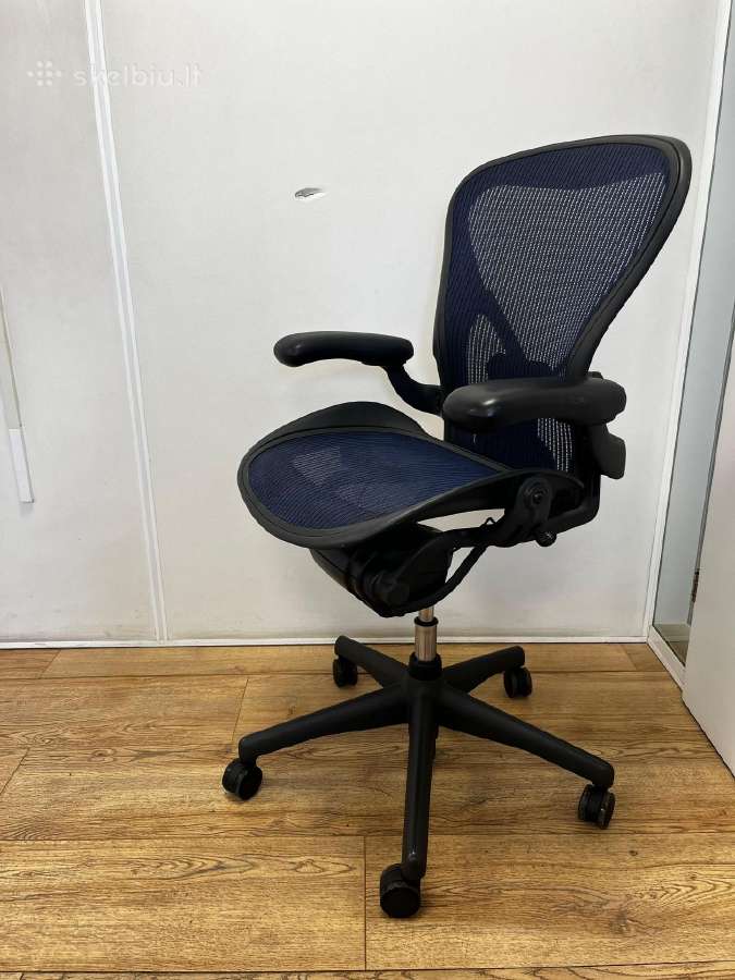 Refurbished Herman Miller Aeron Posturefit mėlyn - nuotraukos Nr. 8