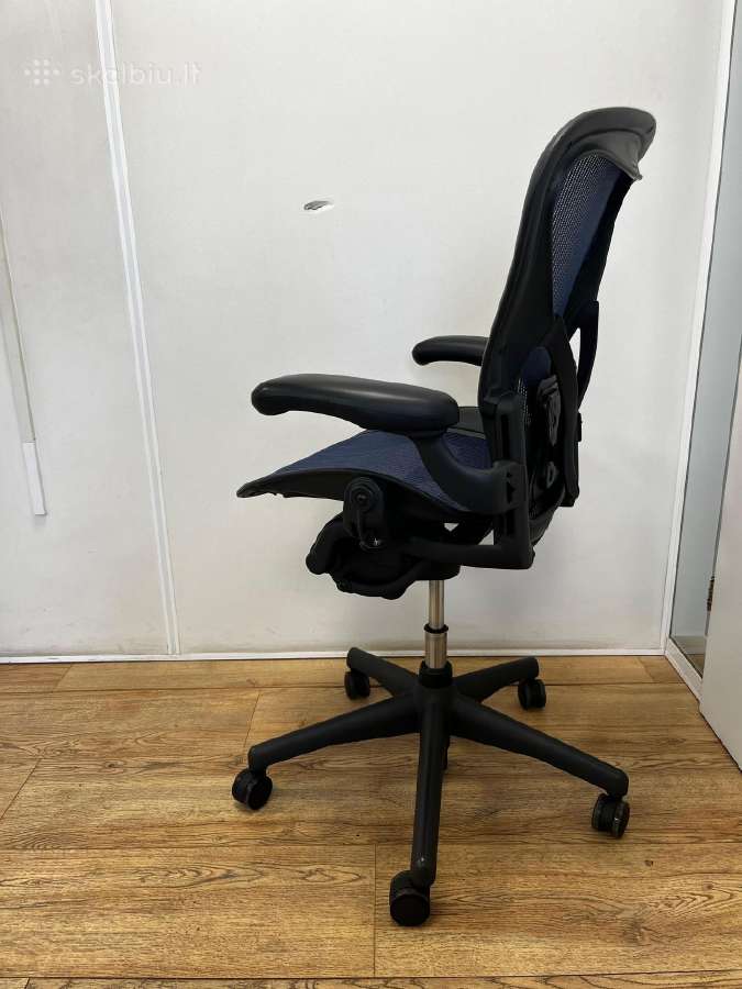 Refurbished Herman Miller Aeron Posturefit mėlyn - nuotraukos Nr. 9