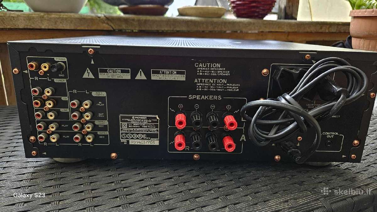 Pioneer A 702r - nuotraukos Nr. 5