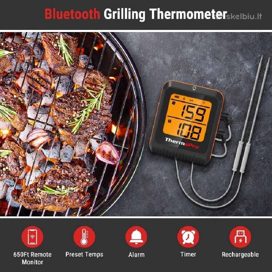 Skaitmeninis maisto termometras Thermopro Tp920w - nuotraukos Nr. 4