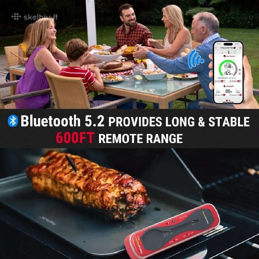 Belaidis maisto termometras Thermopro Tp970w - nuotraukos Nr. 5