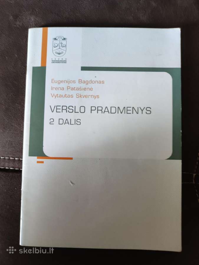 Verslo pradmenys. 2 dalis