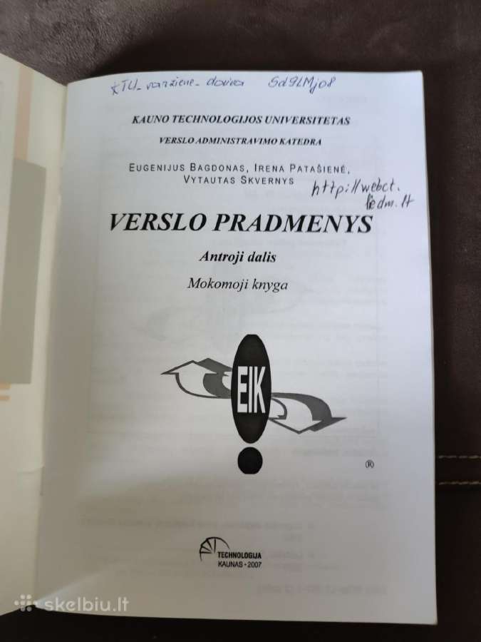 Verslo pradmenys. 2 dalis - nuotraukos Nr. 2