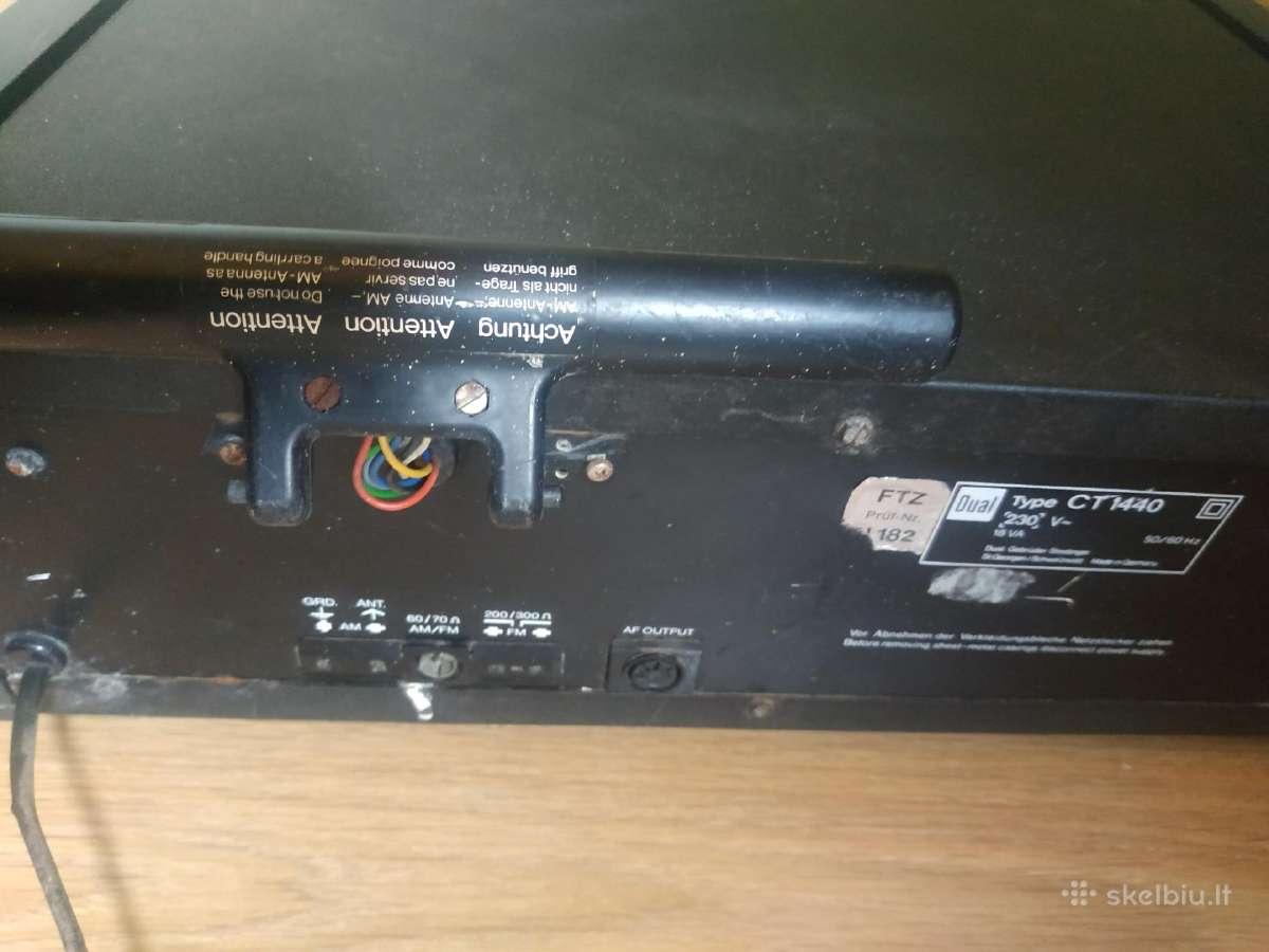 Tiuneris radija radijo imtuvas Dual Ct1440 - nuotraukos Nr. 5