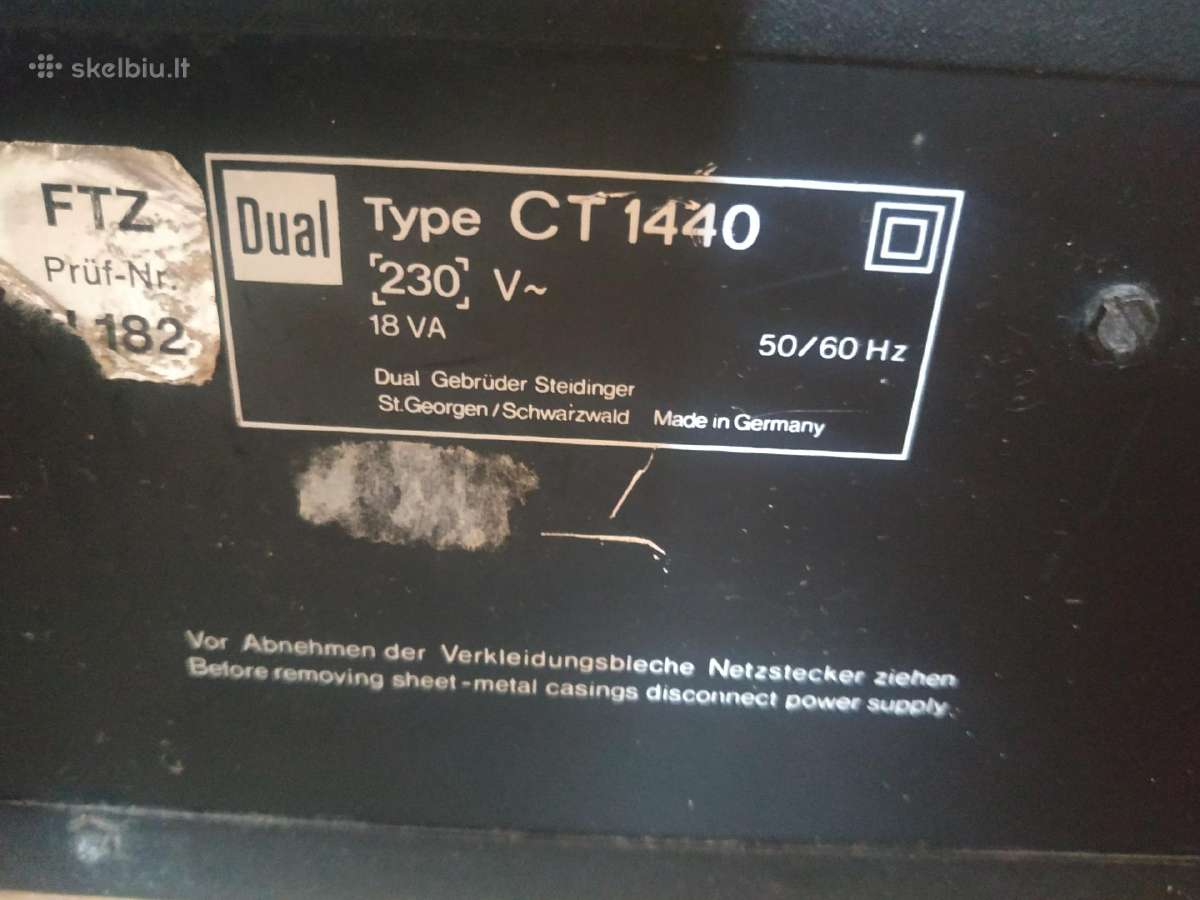 Tiuneris radija radijo imtuvas Dual Ct1440 - nuotraukos Nr. 6