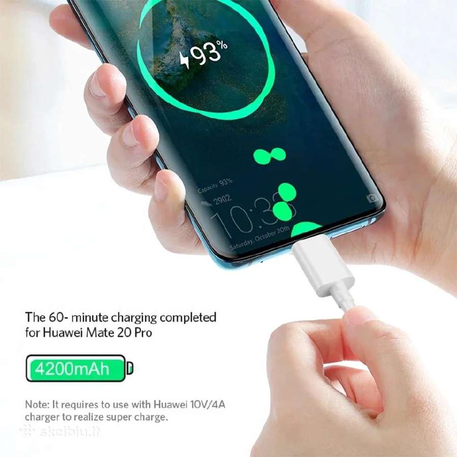 Usb a type c kabelis krovimo duomenu perkelimo 1m - nuotraukos Nr. 3