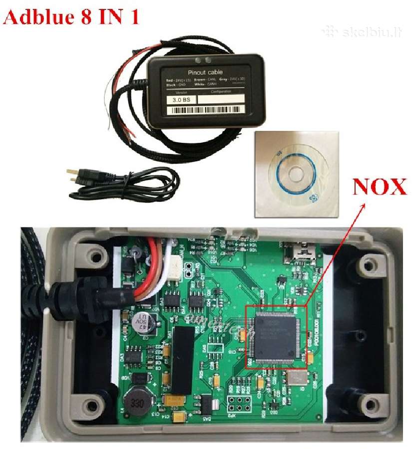 Adblue emuliatorius su Nox sensoriumi (Euro 4/5/6)