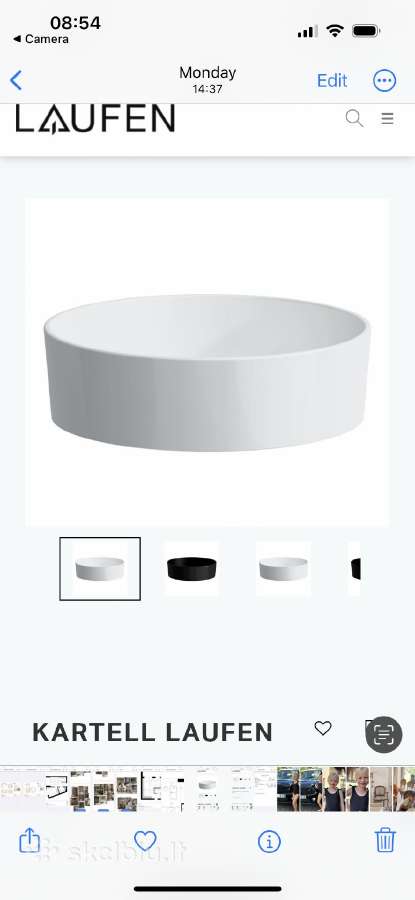 Praustuvas su lentyna