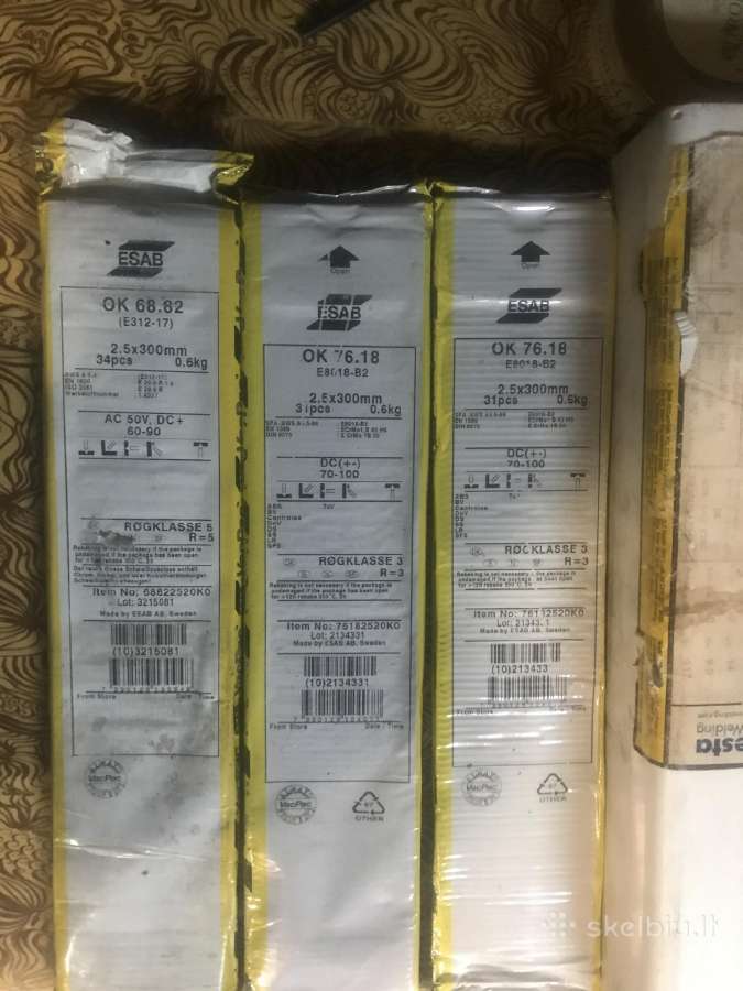 Elektrodai esab 76.18 - nuotraukos Nr. 2