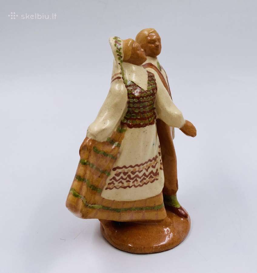 Vintažinė statulėlė Maži šokėjai, Kauno dailė - nuotraukos Nr. 2
