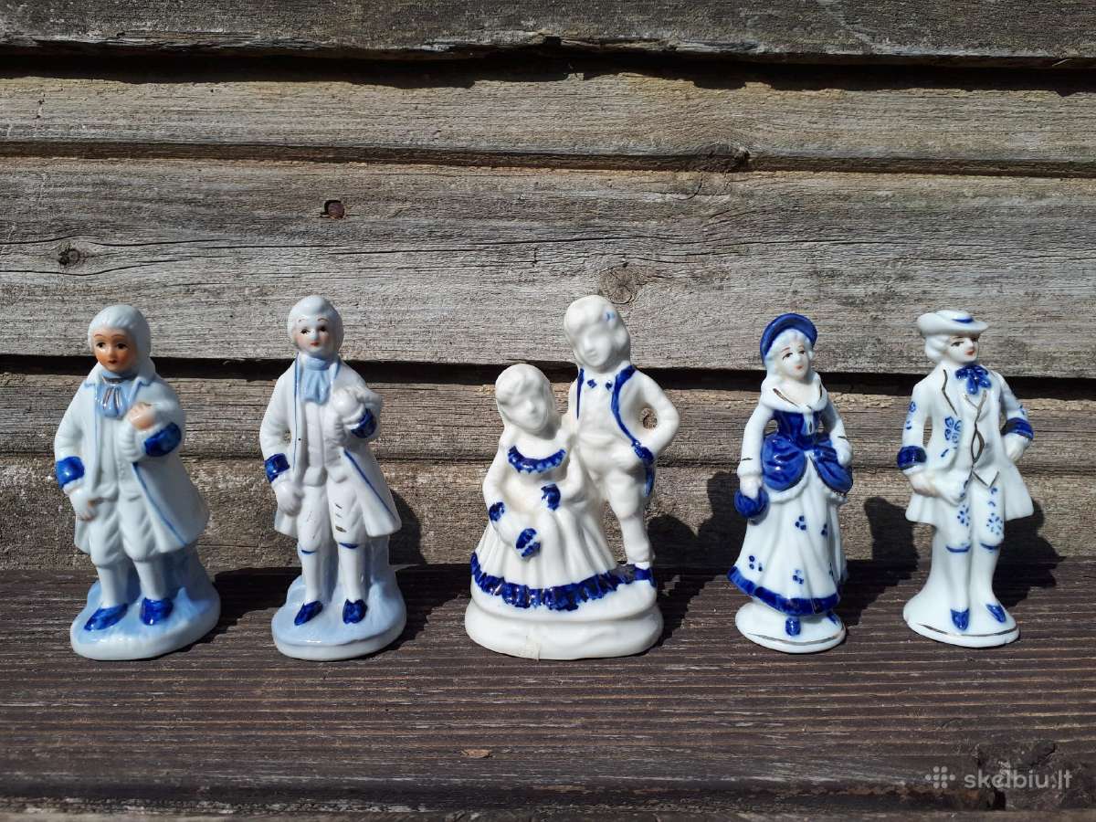 Porcelianinės statulėlės 16 vnt. - nuotraukos Nr. 2