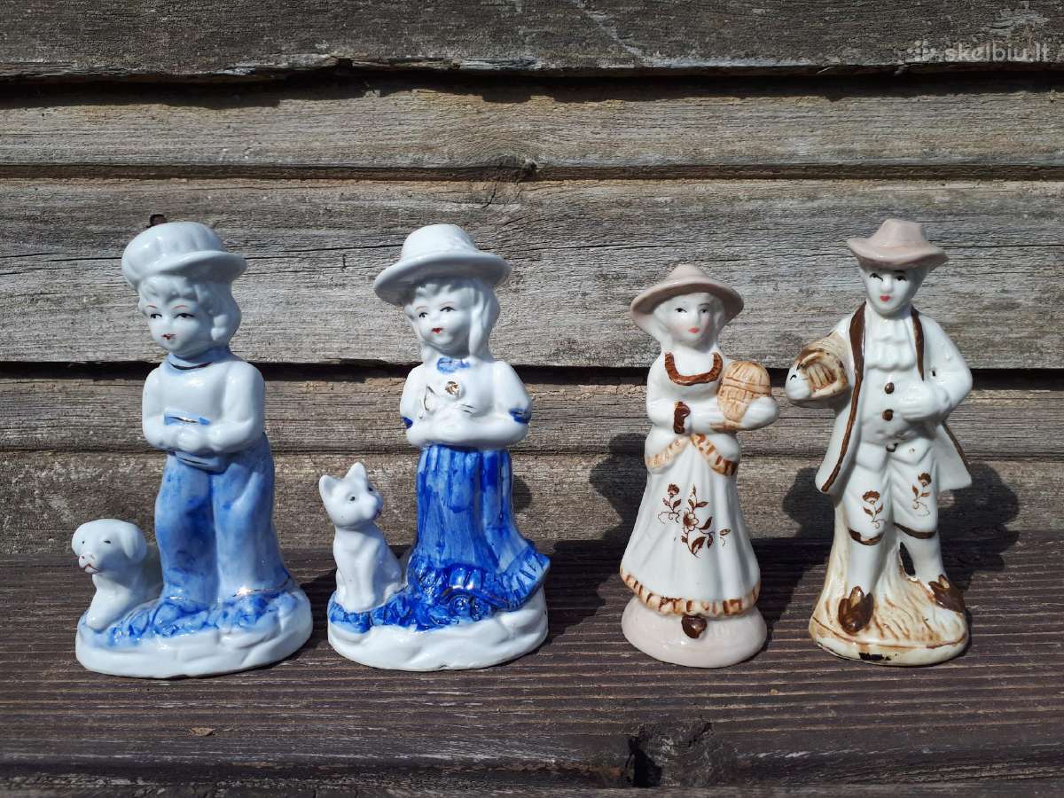 Porcelianinės statulėlės 16 vnt. - nuotraukos Nr. 3
