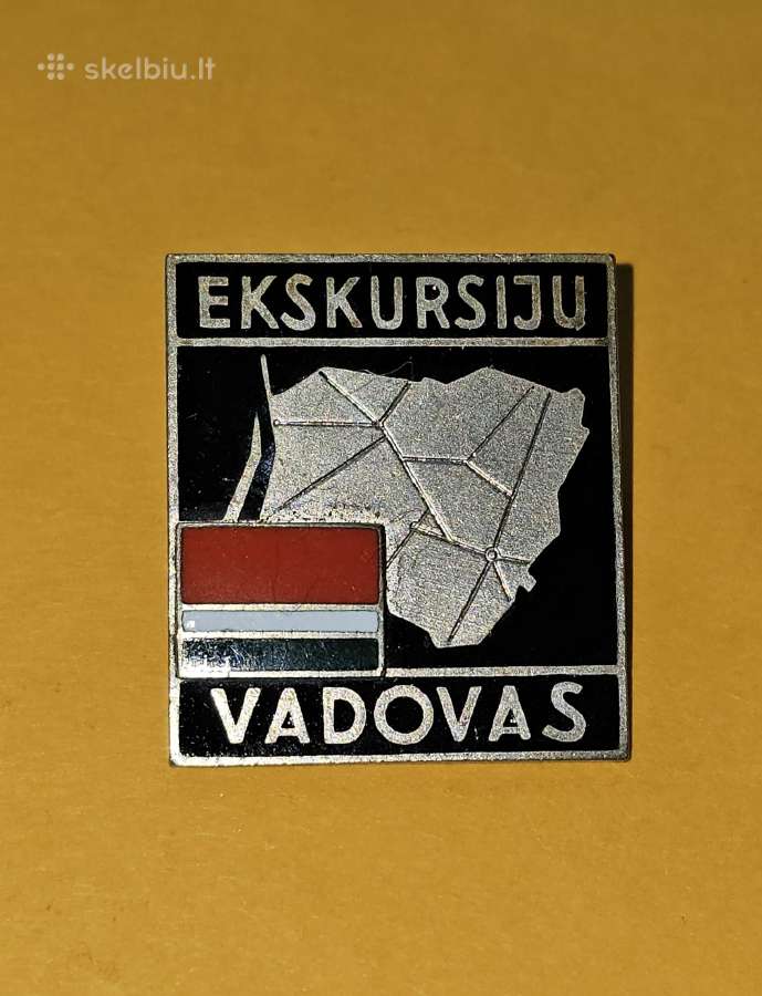 Ekskursijų vadovo ženklas.