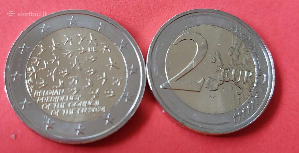 Belgija 2024m. 2€ “Pirmininkavimas Es“unc
