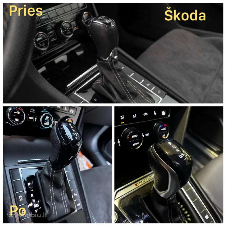 Automobiliu pavaru svirtis , knobai , Bmw , Audi. - nuotraukos Nr. 11
