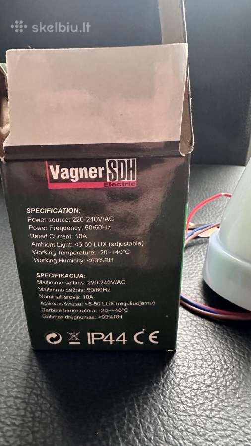 Lauko šviestuvų valdymo daviklis, Ip44 - nuotraukos Nr. 3