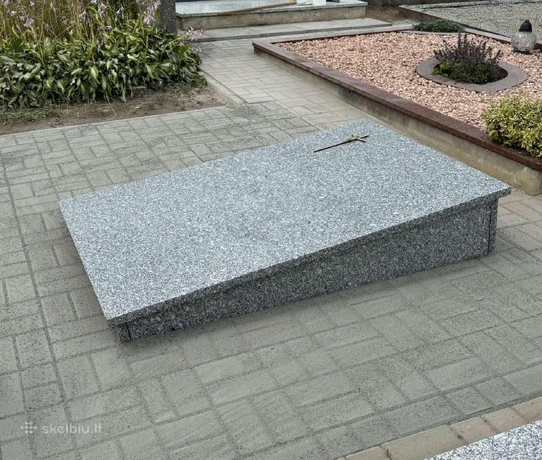 Paminklai plokštės kapams įrengimas atnaujinimas - nuotraukos Nr. 9
