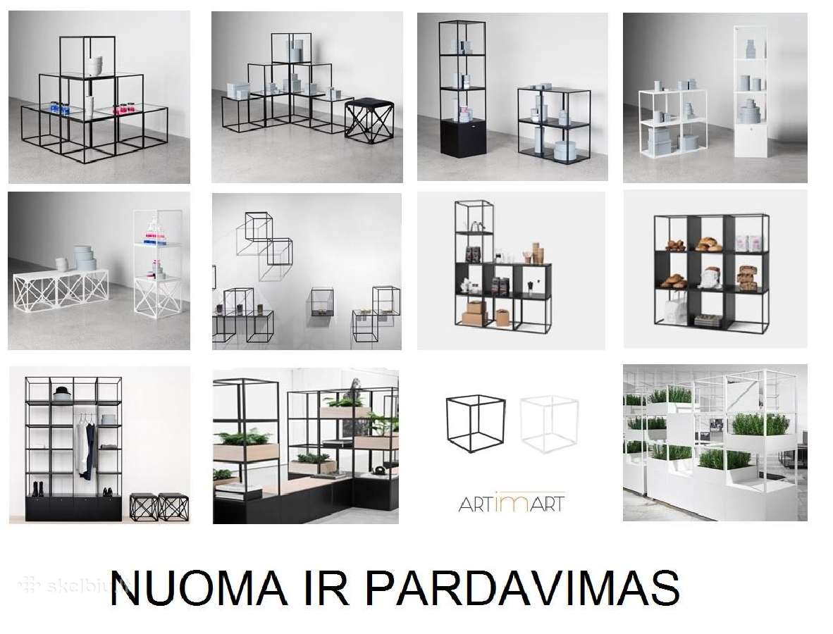 Įranga (baldai) parodoms ir renginiams