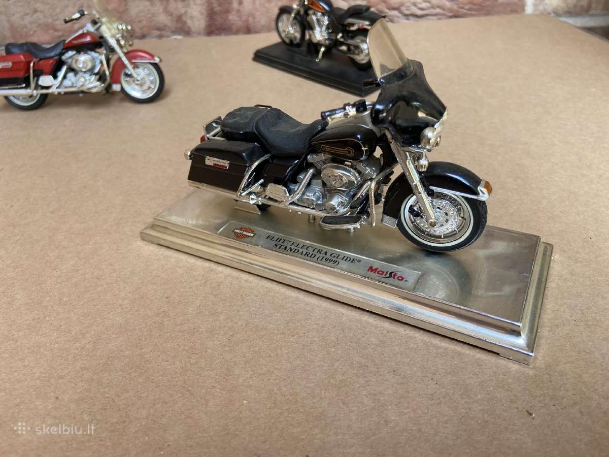 Modeliukai harley davidson 1:18 baikeriui HD - nuotraukos Nr. 2