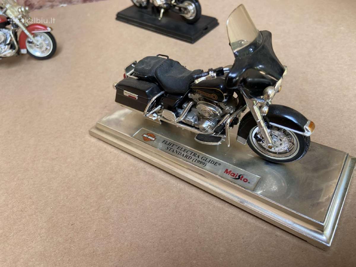 Modeliukai harley davidson 1:18 baikeriui HD - nuotraukos Nr. 3