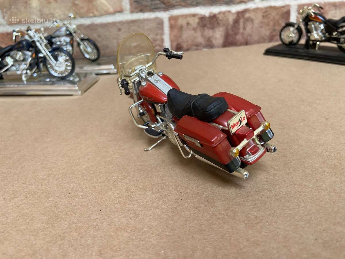 Modeliukai harley davidson 1:18 baikeriui HD - nuotraukos Nr. 9