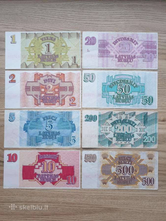Latvijos banknotai Latai - nuotraukos Nr. 14