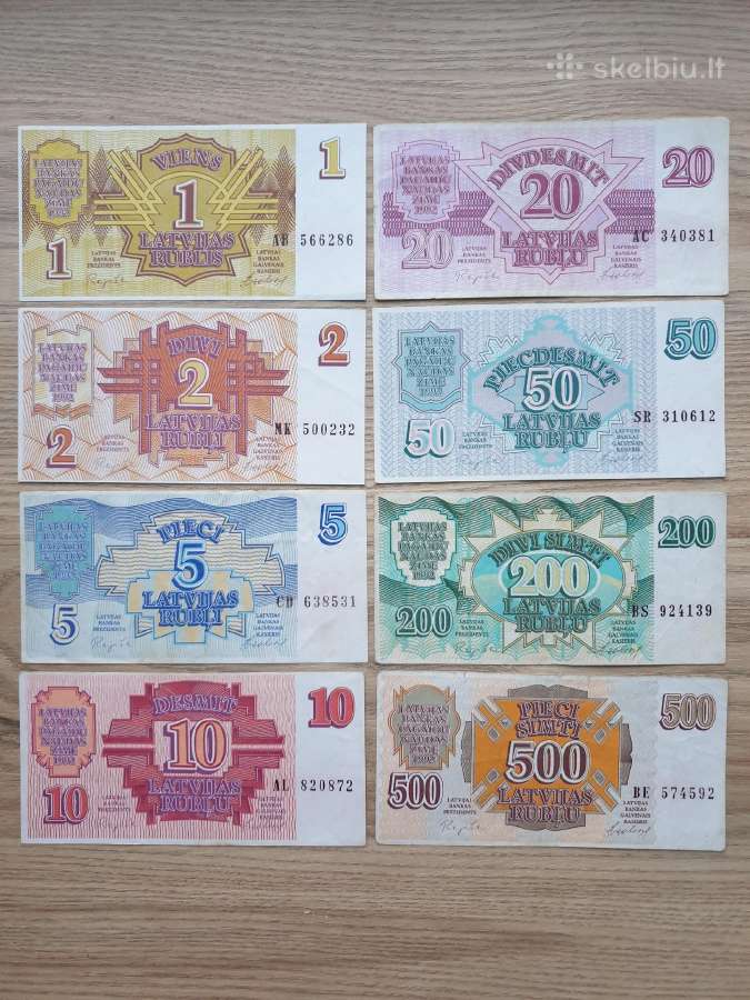 Latvijos banknotai Latai - nuotraukos Nr. 15