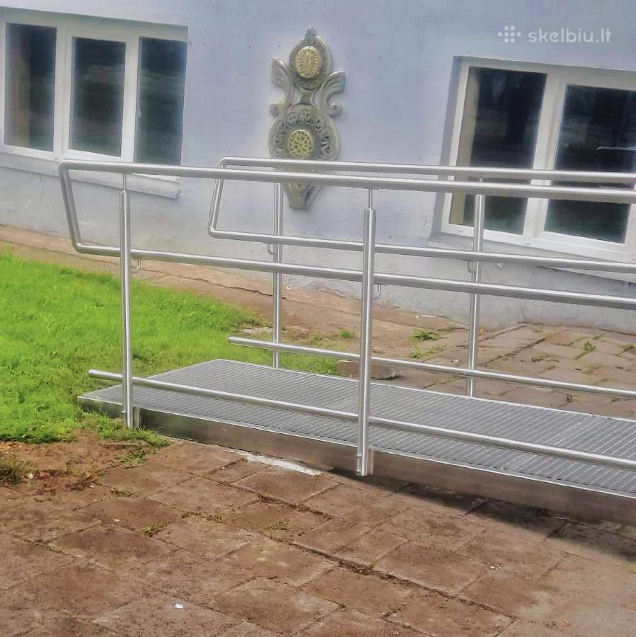 Laiptų, balkonų turėklai, pandusai neįgaliems - nuotraukos Nr. 32
