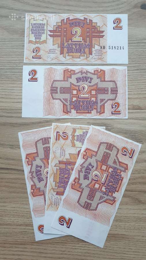 Latvijos banknotai Latai - nuotraukos Nr. 16