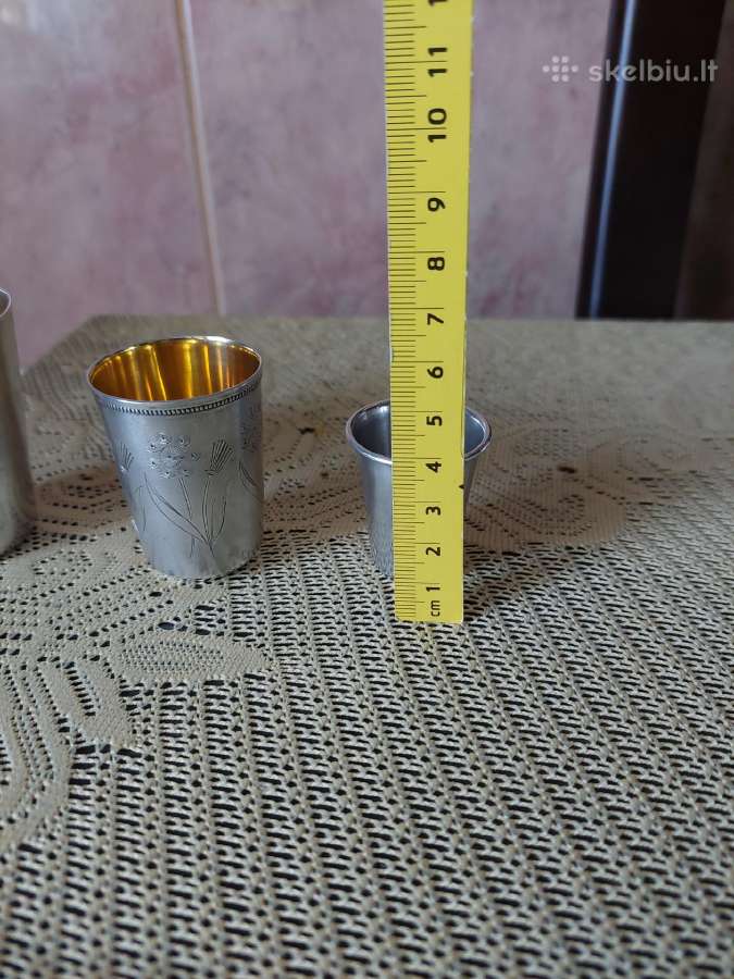 Taureles Žr.foto Sidabras , 2 Paauksuotos iš Xxa. - nuotraukos Nr. 4