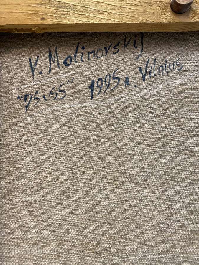 Šventas paveikslas dail. nenustatytas, yra parašas - nuotraukos Nr. 3