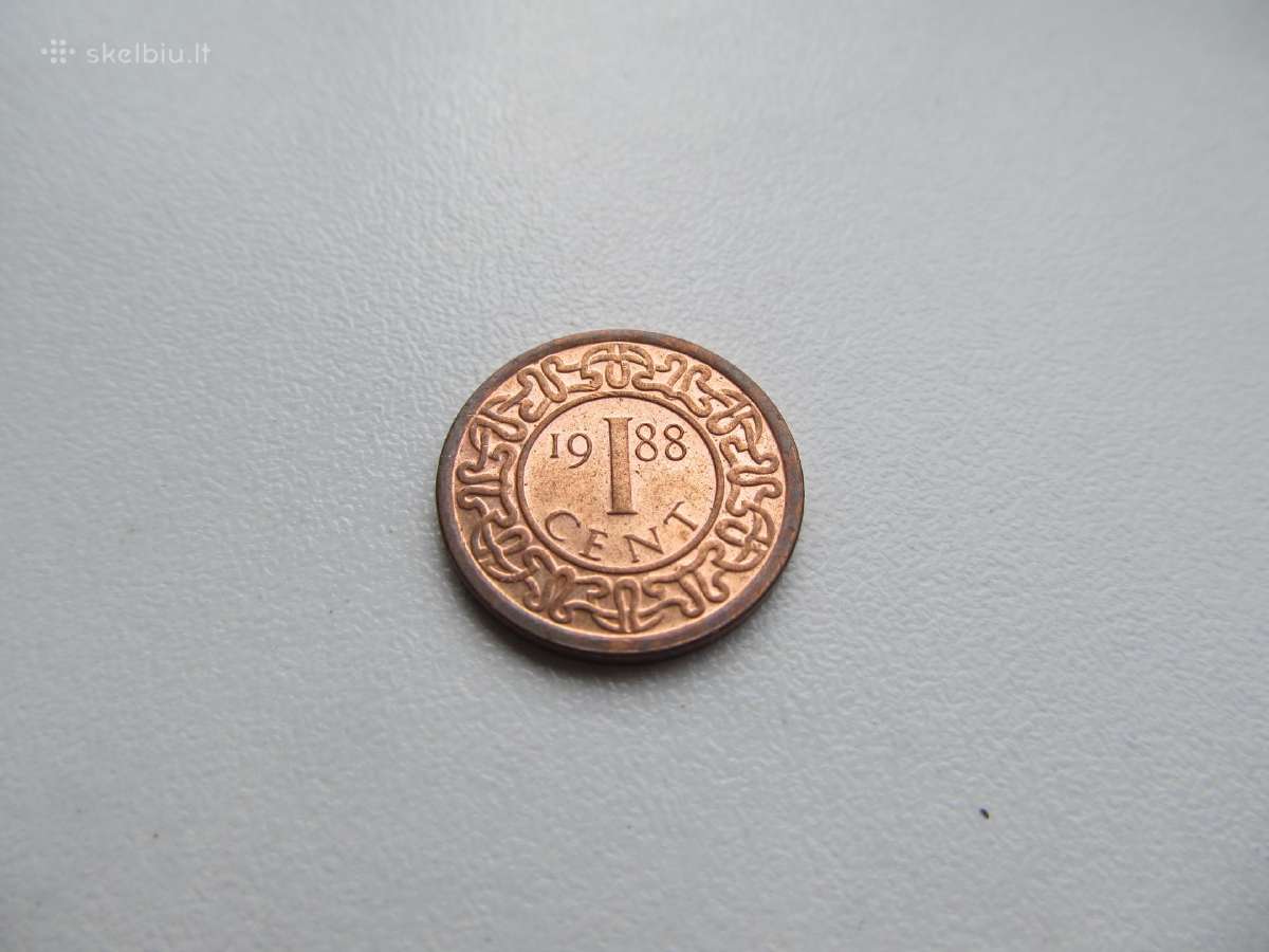 1 centas , Surinamas , 1966, 1978 , 1988 - nuotraukos Nr. 5