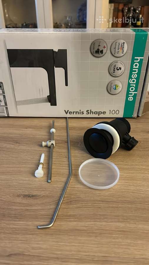 Praustuvo dugno voztuvas hansgrohe juodas naujas - nuotraukos Nr. 4
