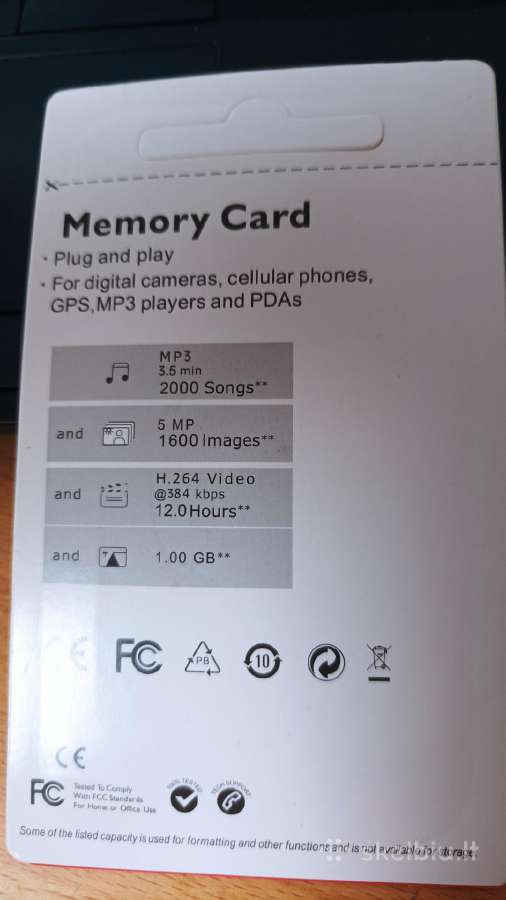 Atminties kortelė 128gb, 256gb - nuotraukos Nr. 4