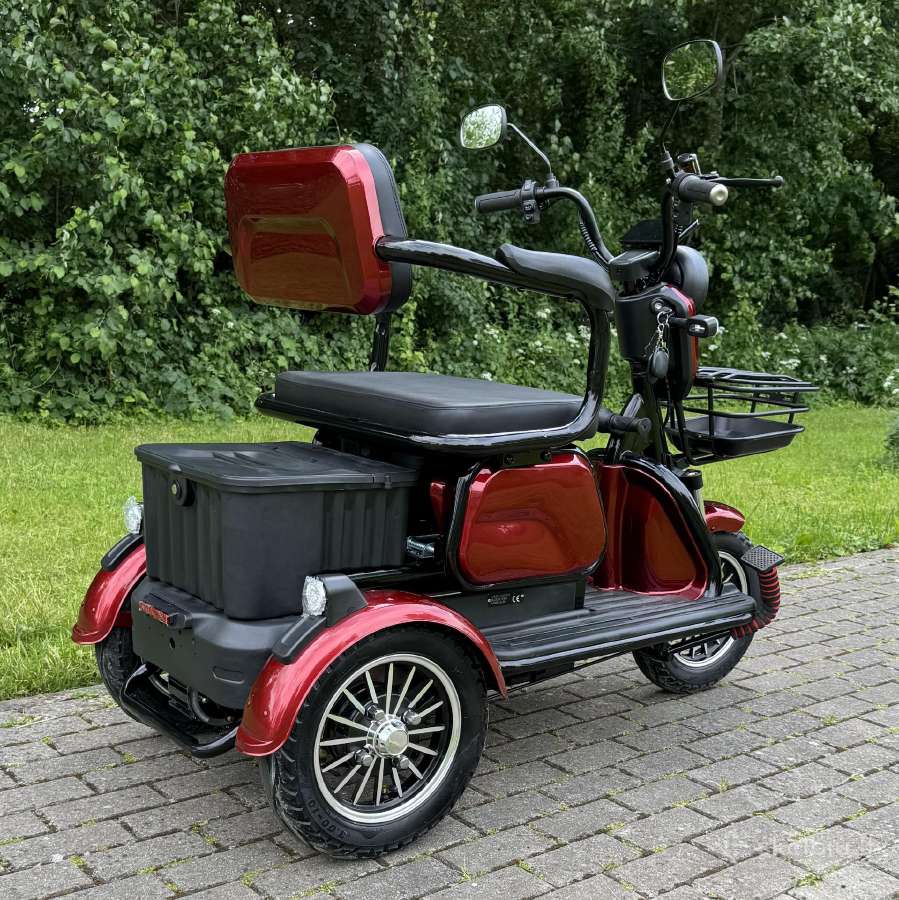 Elektrinis triratis motoroleris vezimelis - nuotraukos Nr. 4