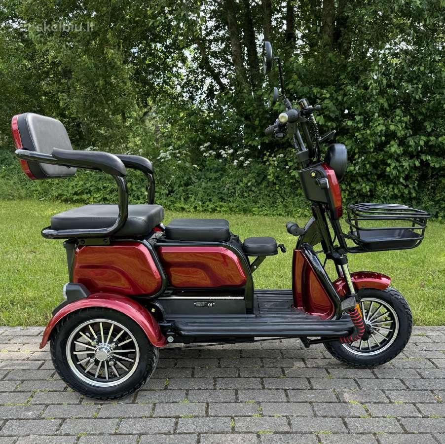 Elektrinis triratis motoroleris vezimelis - nuotraukos Nr. 5