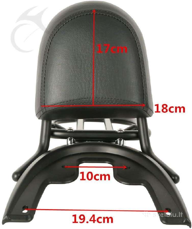 Motociklo Atlošas Sissy Bar Bagažinės Laikikliu - nuotraukos Nr. 6