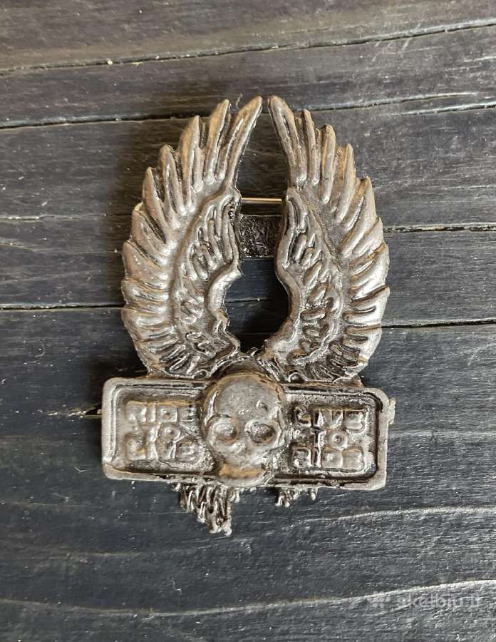 Ženkliukas_motociklininkų_harley Davidson_vintažas