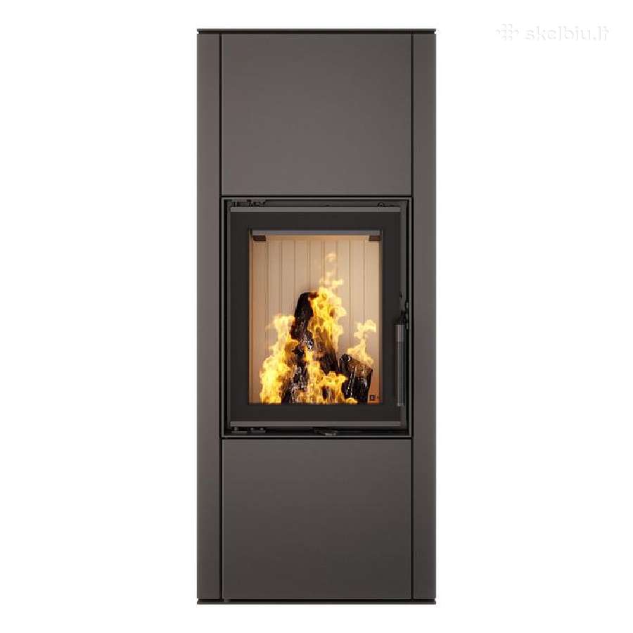 Nauja plieninė krosnelė Saven Vatra 6.5kw šamotinė - nuotraukos Nr. 2