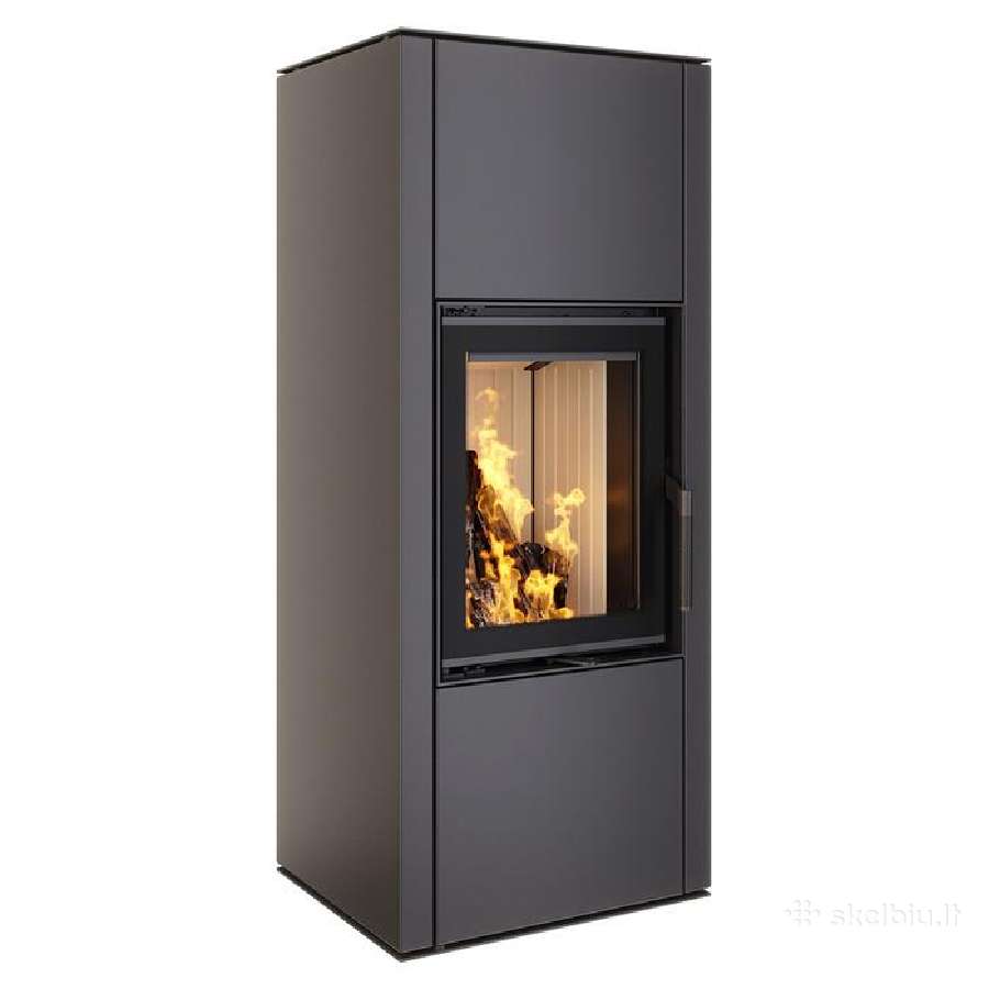 Nauja plieninė krosnelė Saven Vatra 6.5kw šamotinė - nuotraukos Nr. 3