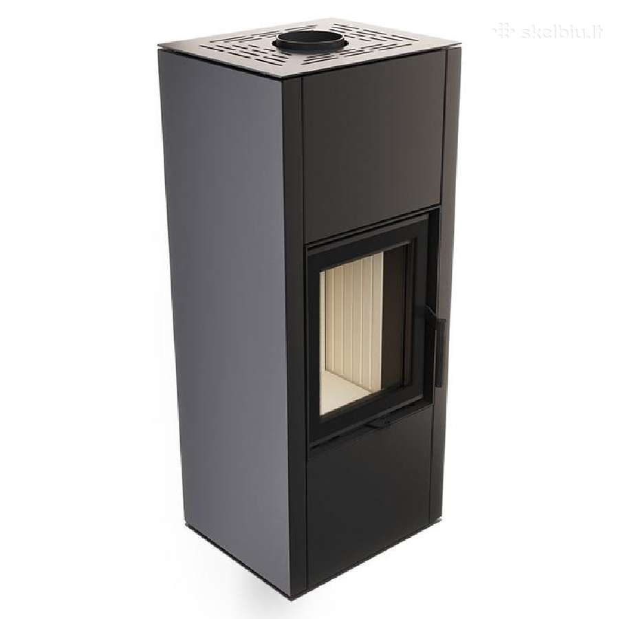Nauja plieninė krosnelė Saven Vatra 6.5kw šamotinė - nuotraukos Nr. 9