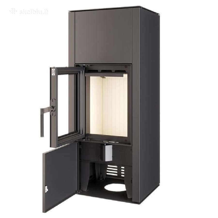 Nauja plieninė krosnelė Saven Vatra 6.5kw šamotinė - nuotraukos Nr. 10