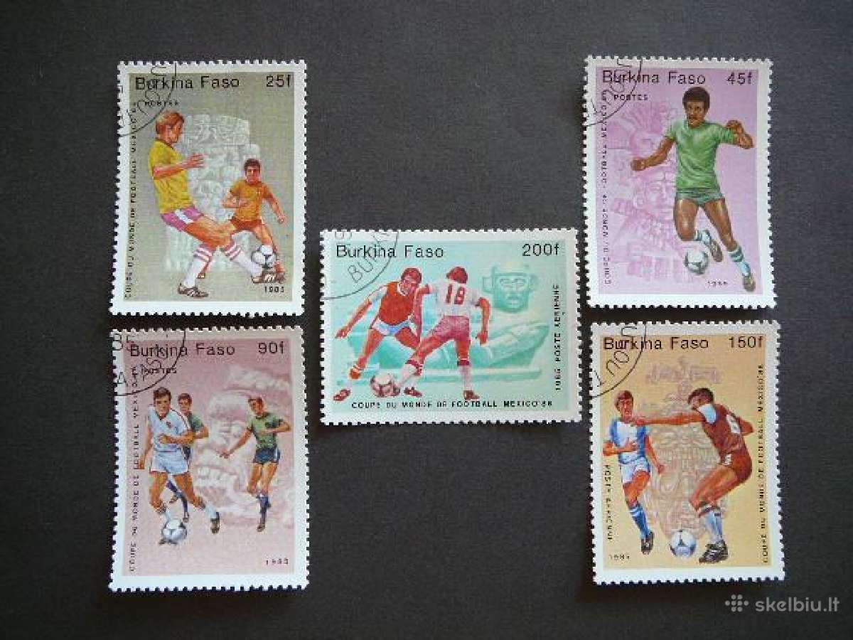 Futbolas Burkina Faso 1985 antsp. bks221