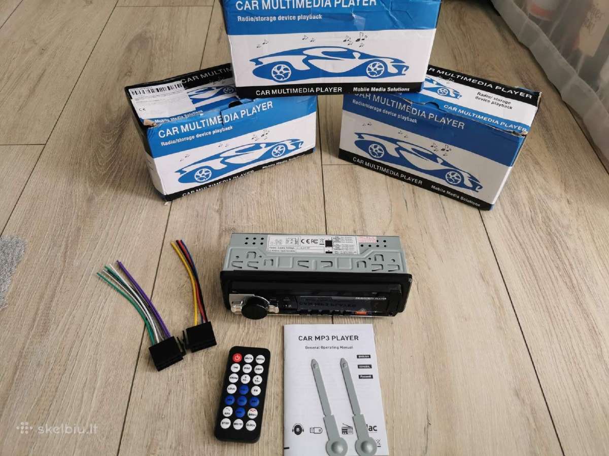 Nauja Bluetooth/usb/aux magnetola