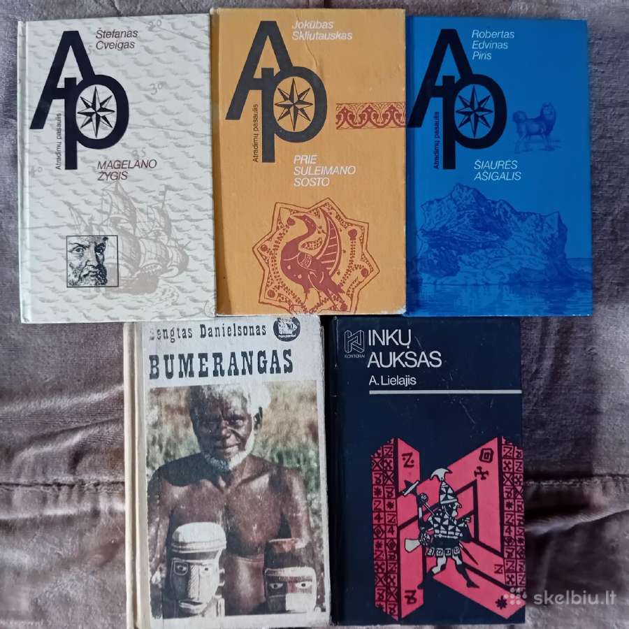Pažintinės knygos apie keliautojus, kitas šalis
